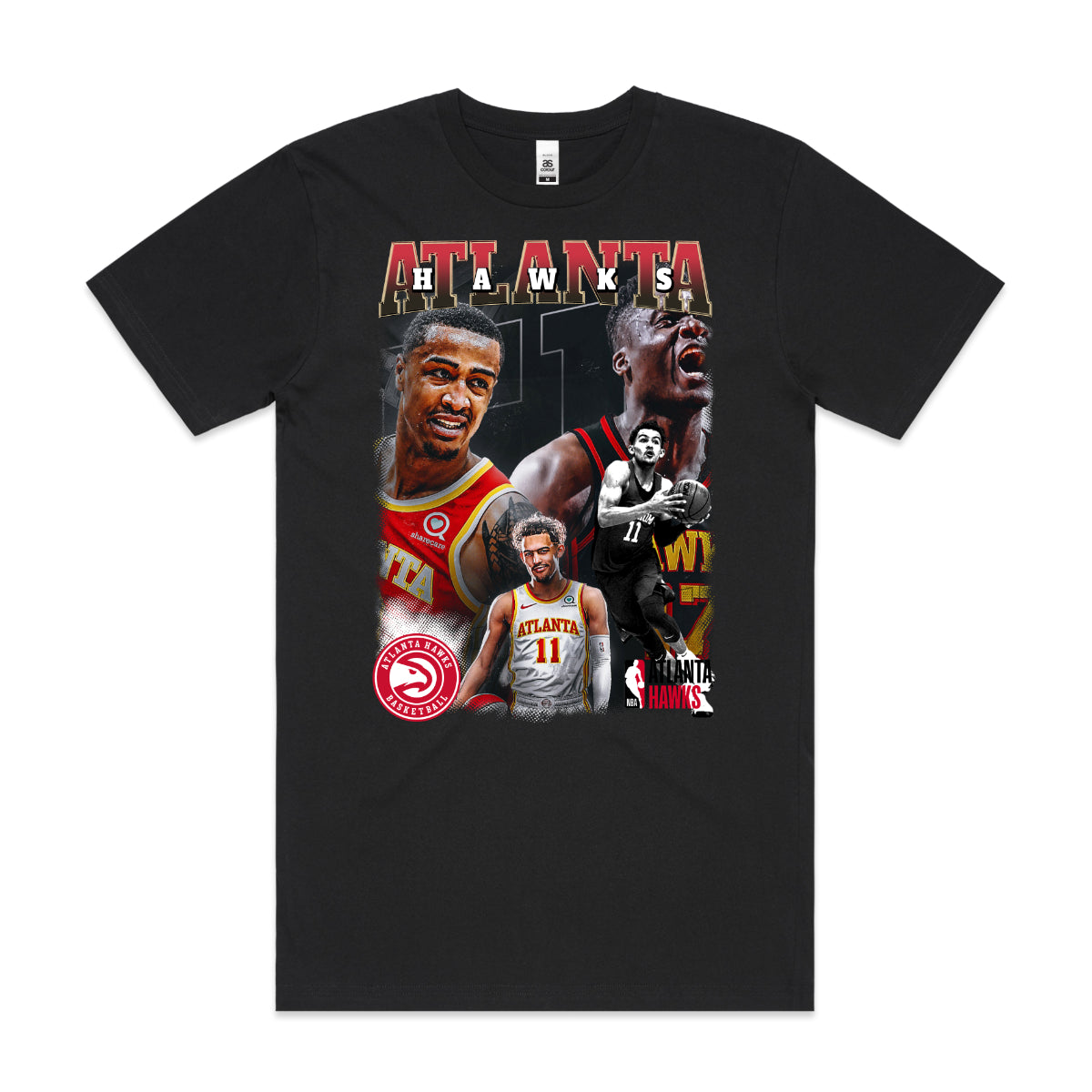 Atlanta Hawks NBA T-Shirt Sport Athlete Family Tee