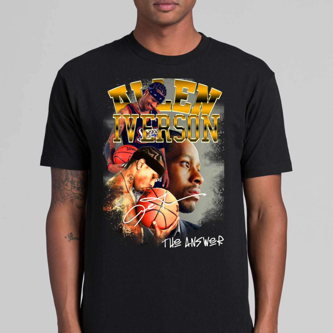Allen Iverson V5 NBA T-Shirt Sport Athlete Family Tee
