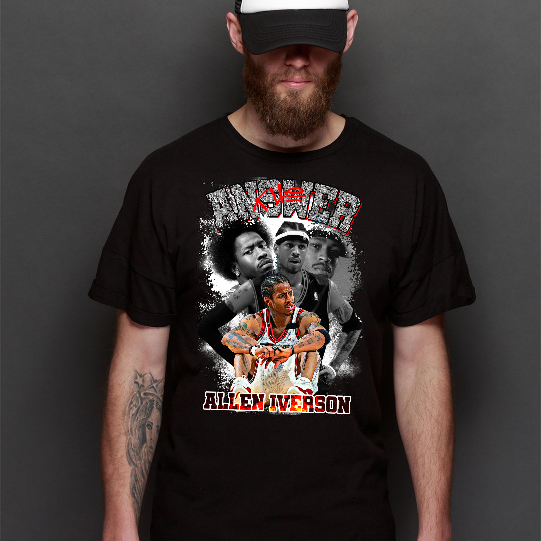 Allen Iverson V6 NBA T-Shirt Sport Athlete Family Tee