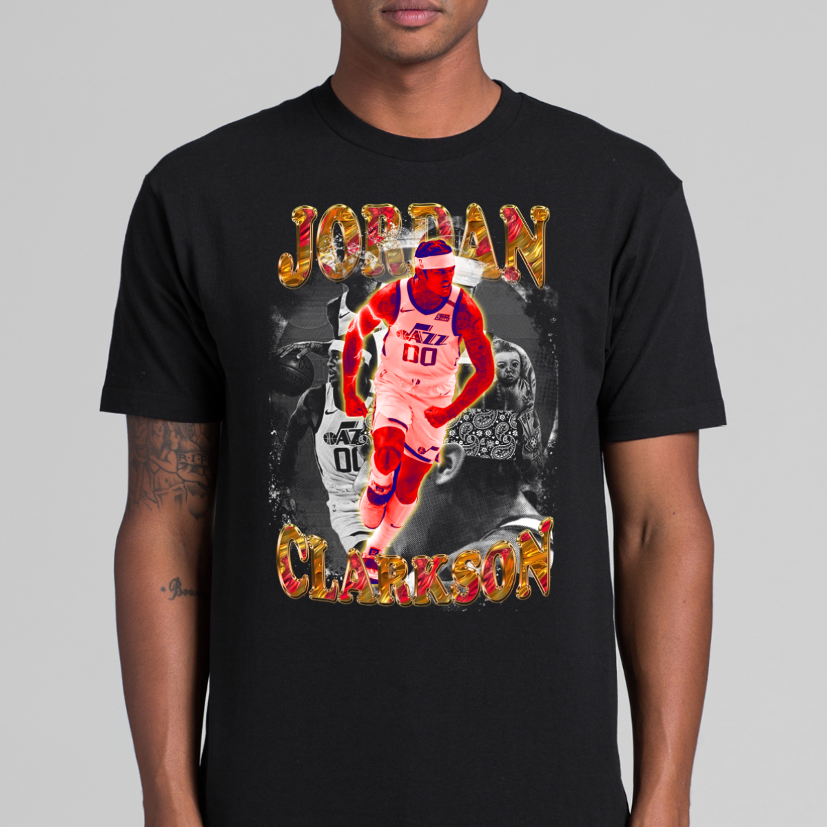 Jordan Clarkson V15 NBA T-Shirt Sport Athlete Family Tee