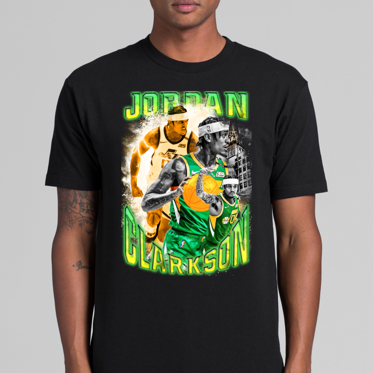 Jordan Clarkson V17 NBA T-Shirt Sport Athlete Family Tee