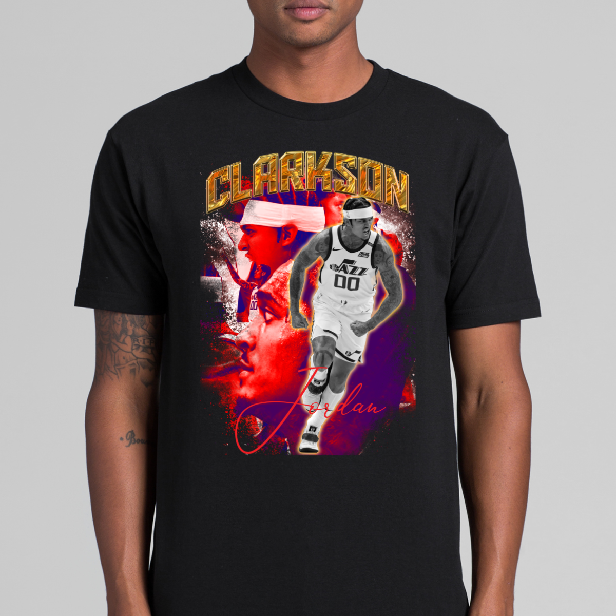 Jordan Clarkson V18 NBA T-Shirt Sport Athlete Family Tee
