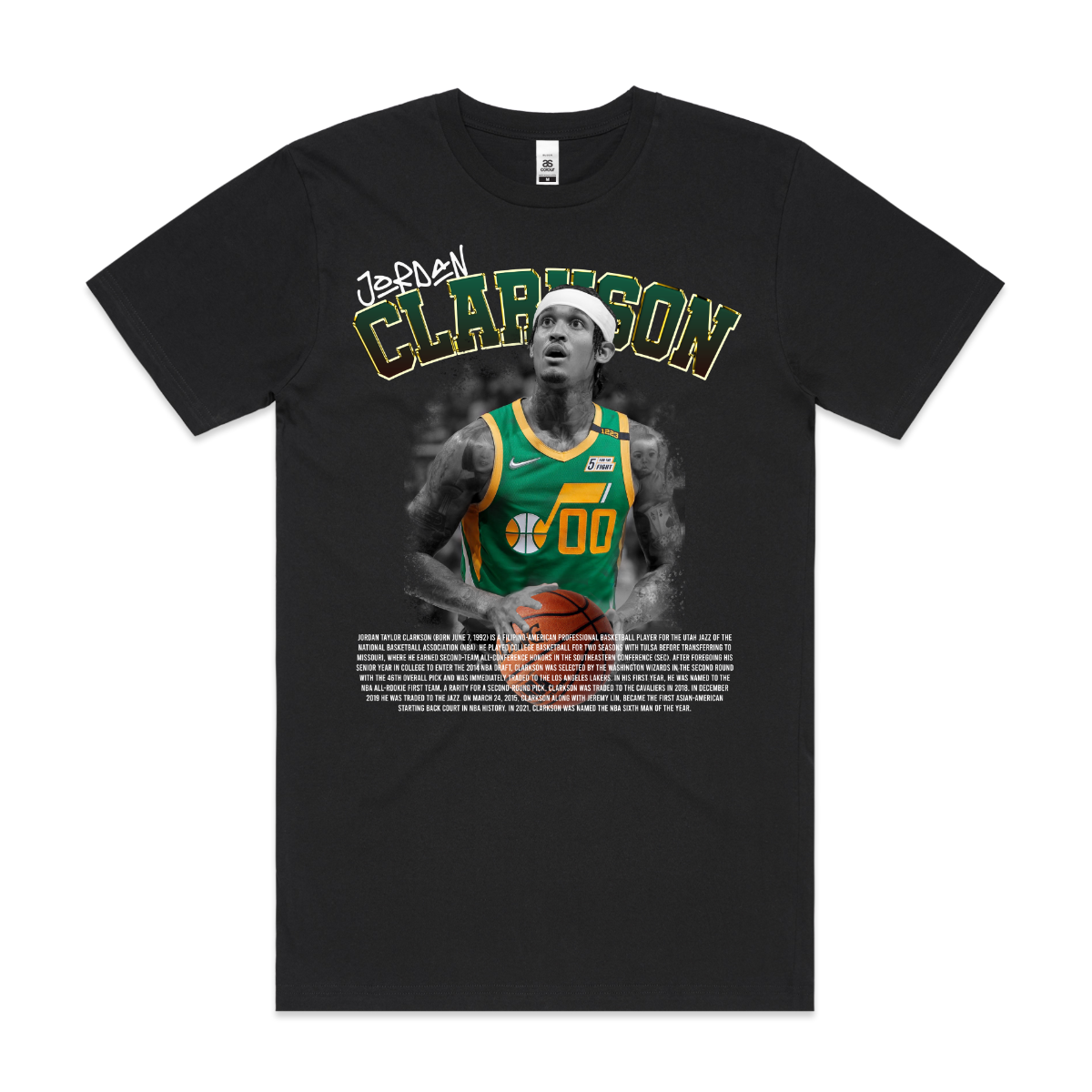 Jordan Clarkson V19 NBA T-Shirt Sport Athlete Family Tee