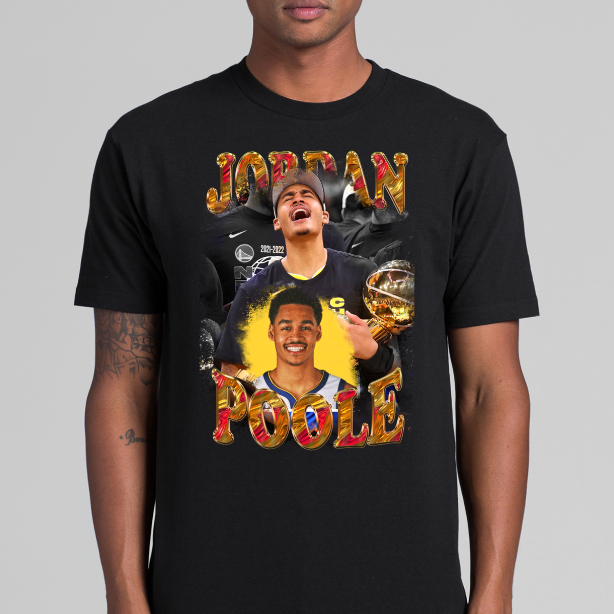 Jordan Poole V4 NBA T-Shirt Sport Athlete Family Tee