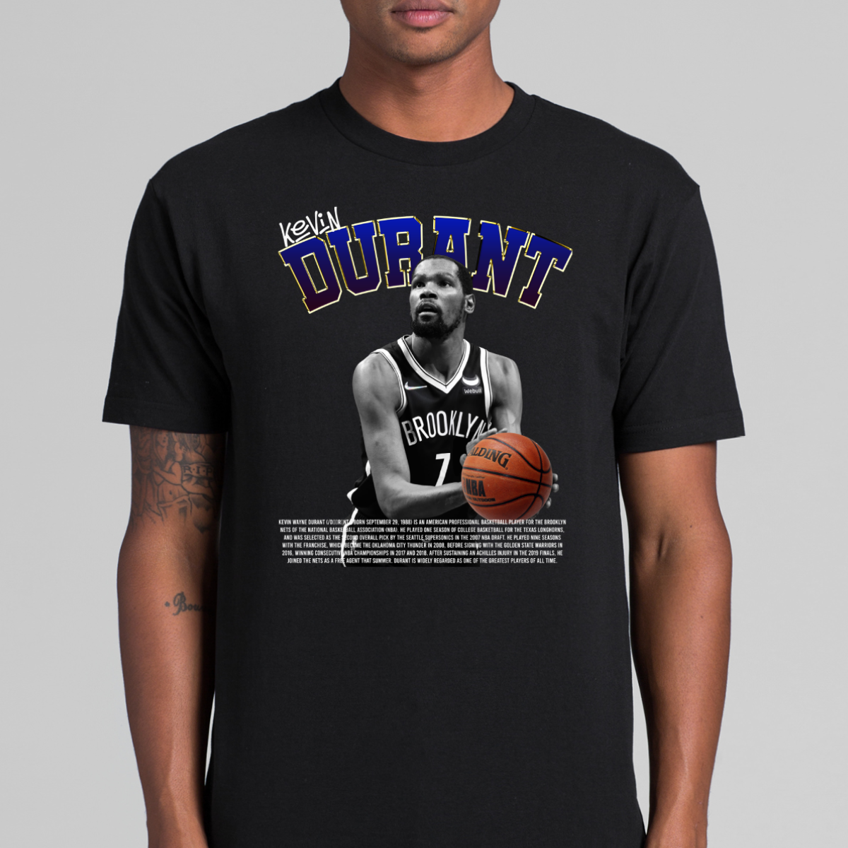 Kevin Durant V6 NBA T-Shirt Sport Athlete Family Tee