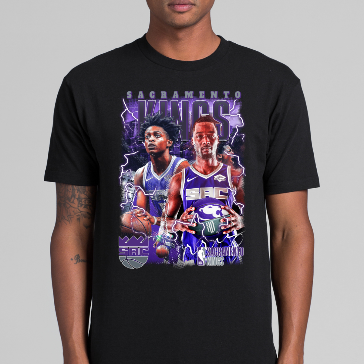 Sacramento Kings NBA T-Shirt Sport Athlete Family Tee