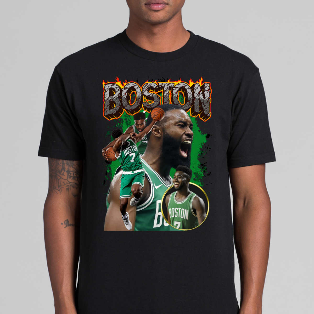Jaylen Brown V3 NBA T-Shirt Sport Athlete Family Tee