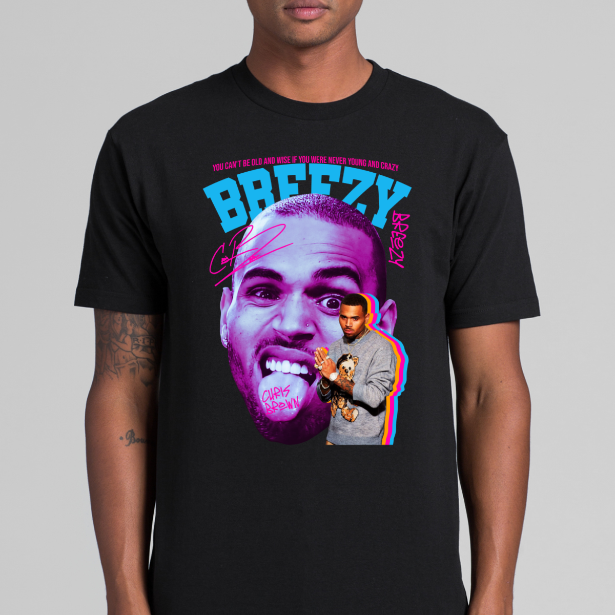 Chris Brown Breezy 05 T-Shirt Artist Family Fan Culture