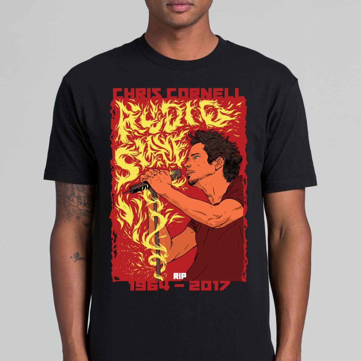 Soundgarden Chris Cornell T-shirt Artist Family Music Tee