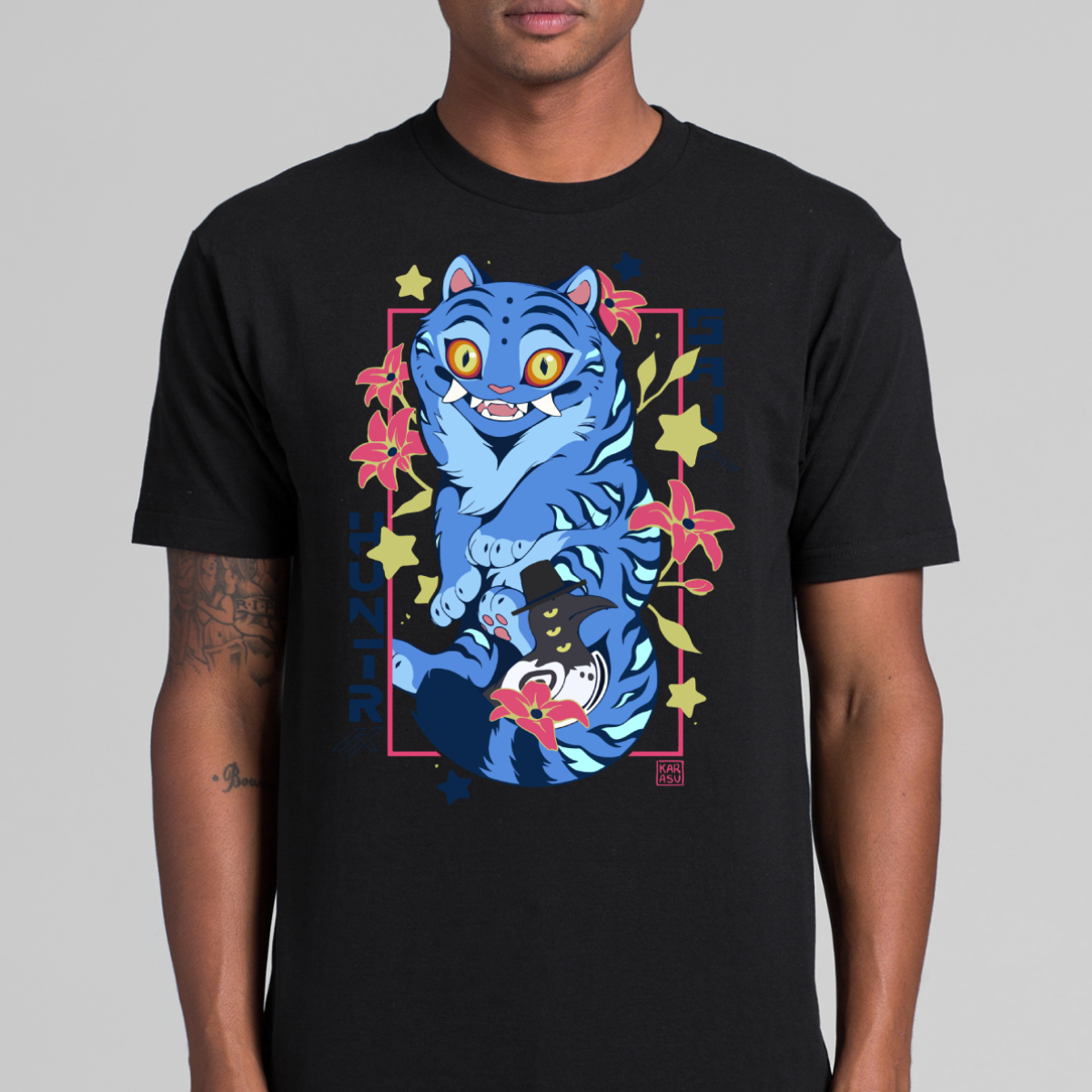 K-pop Demon Hunters Derpy Tiger and Sussie Magpie V7 T-shirt Animation Movie Tee