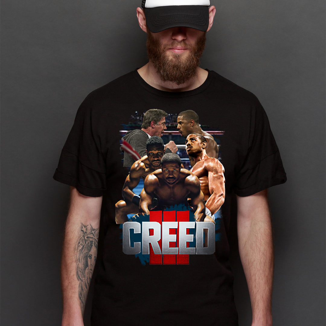 Michael B. Jordan Creed 3 movies V15 T-Shirt Cotton Block Tee