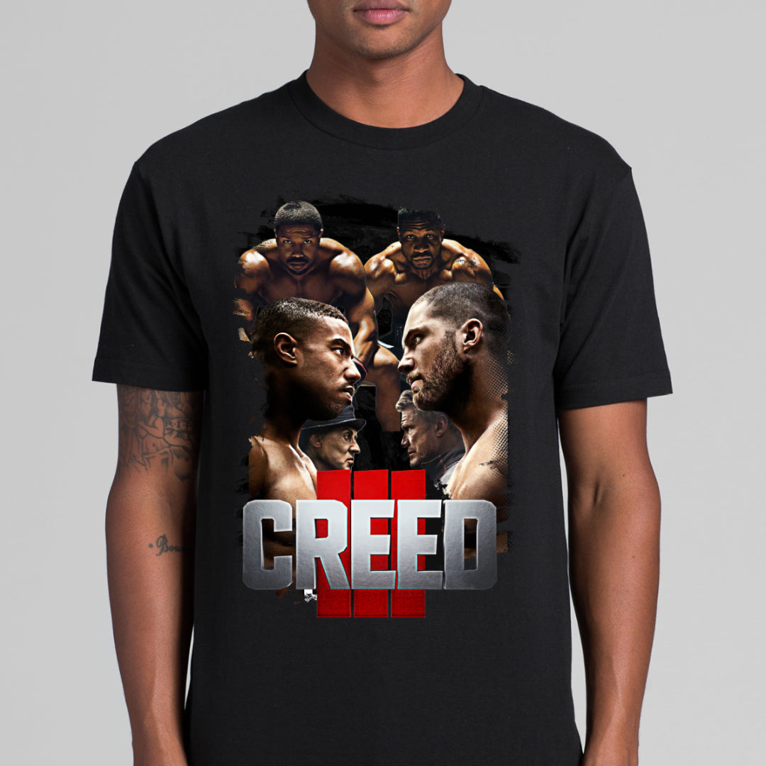 Michael B. Jordan Creed 3 movies V16 T-Shirt Cotton Block Tee