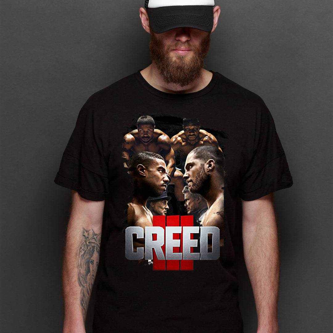 Michael B. Jordan Creed 3 movies V16 T-Shirt Cotton Block Tee