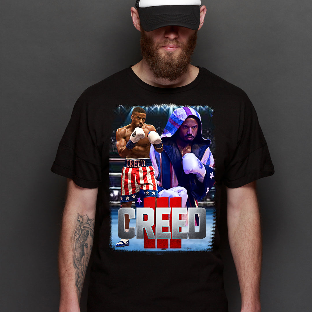 Michael B. Jordan Creed 3 movies V18 T-Shirt Cotton Block Tee