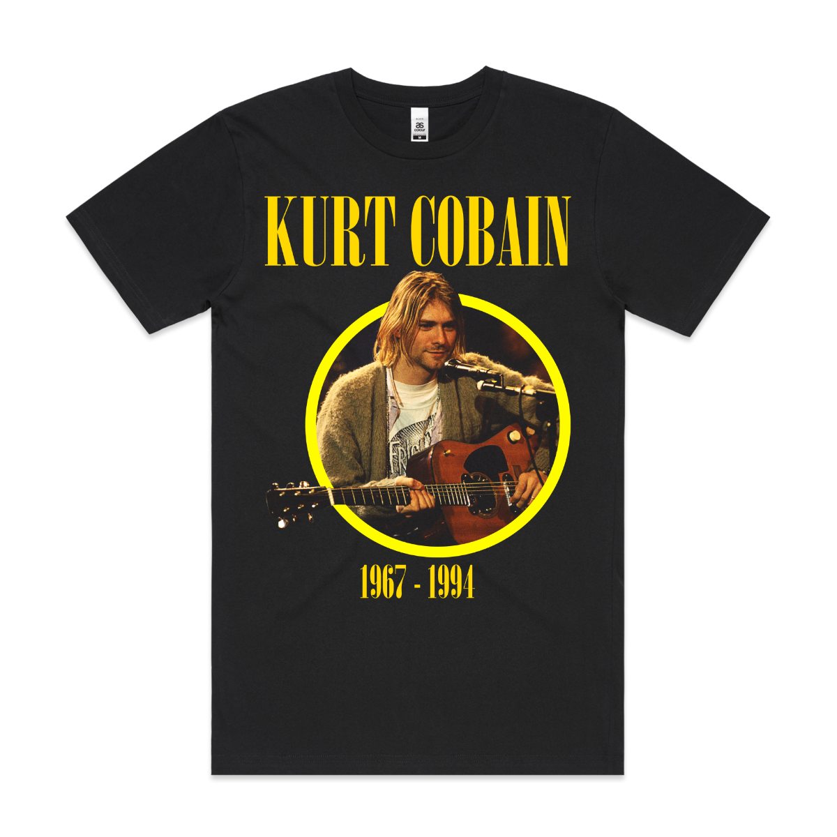 Nirvana Kurt Cobain V2 T-Shirt Band Family Tee Music Rock And Roll