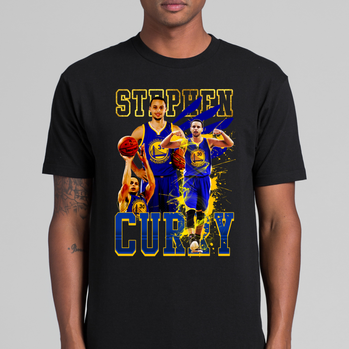 Stephen Curry V18 NBA T-Shirt Sport Athlete Family Tee
