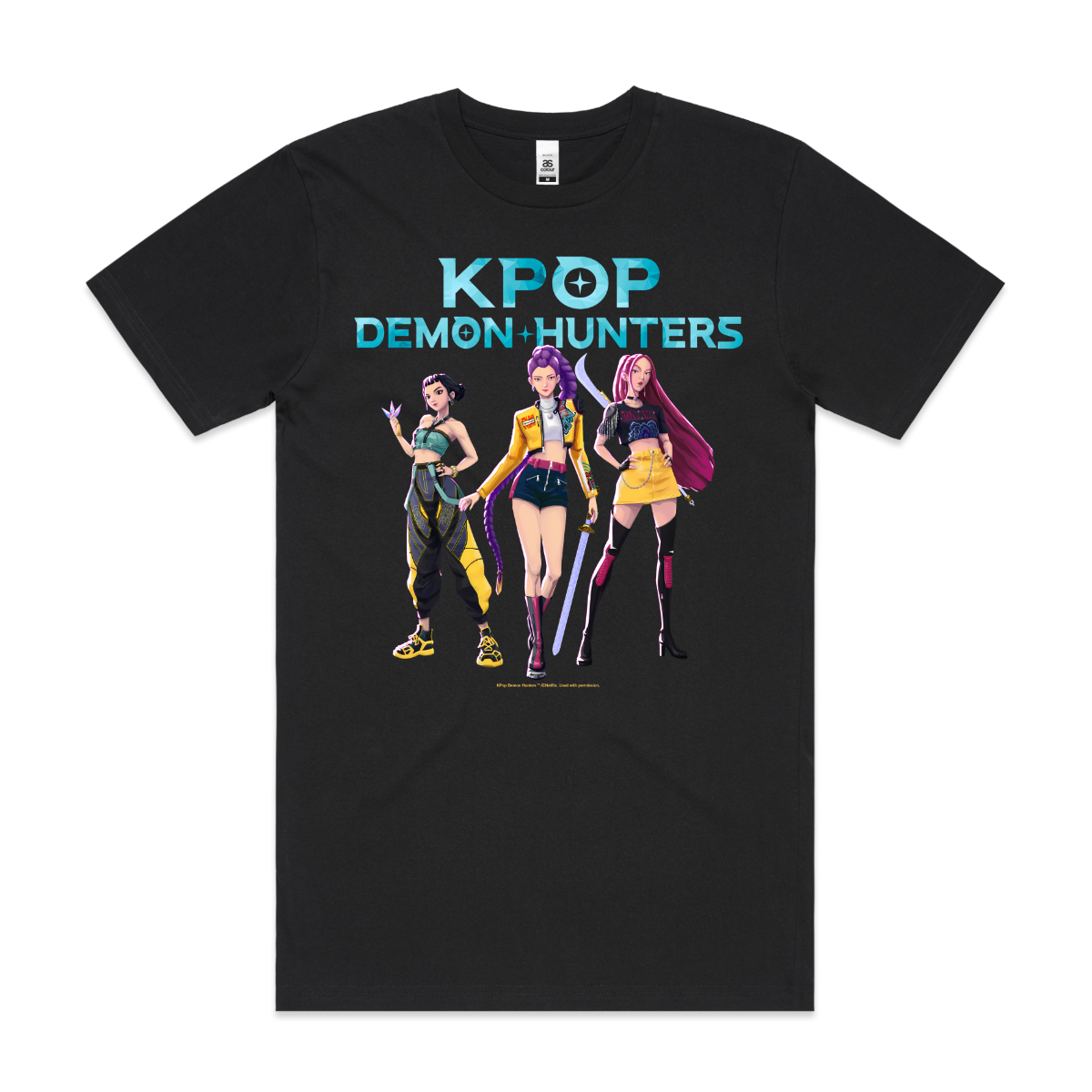 K-pop Demon Hunters Huntrix V24 T-shirt Animation Movie Tee