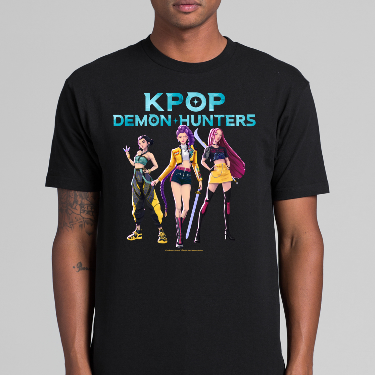 K-pop Demon Hunters Huntrix V24 T-shirt Animation Movie Tee