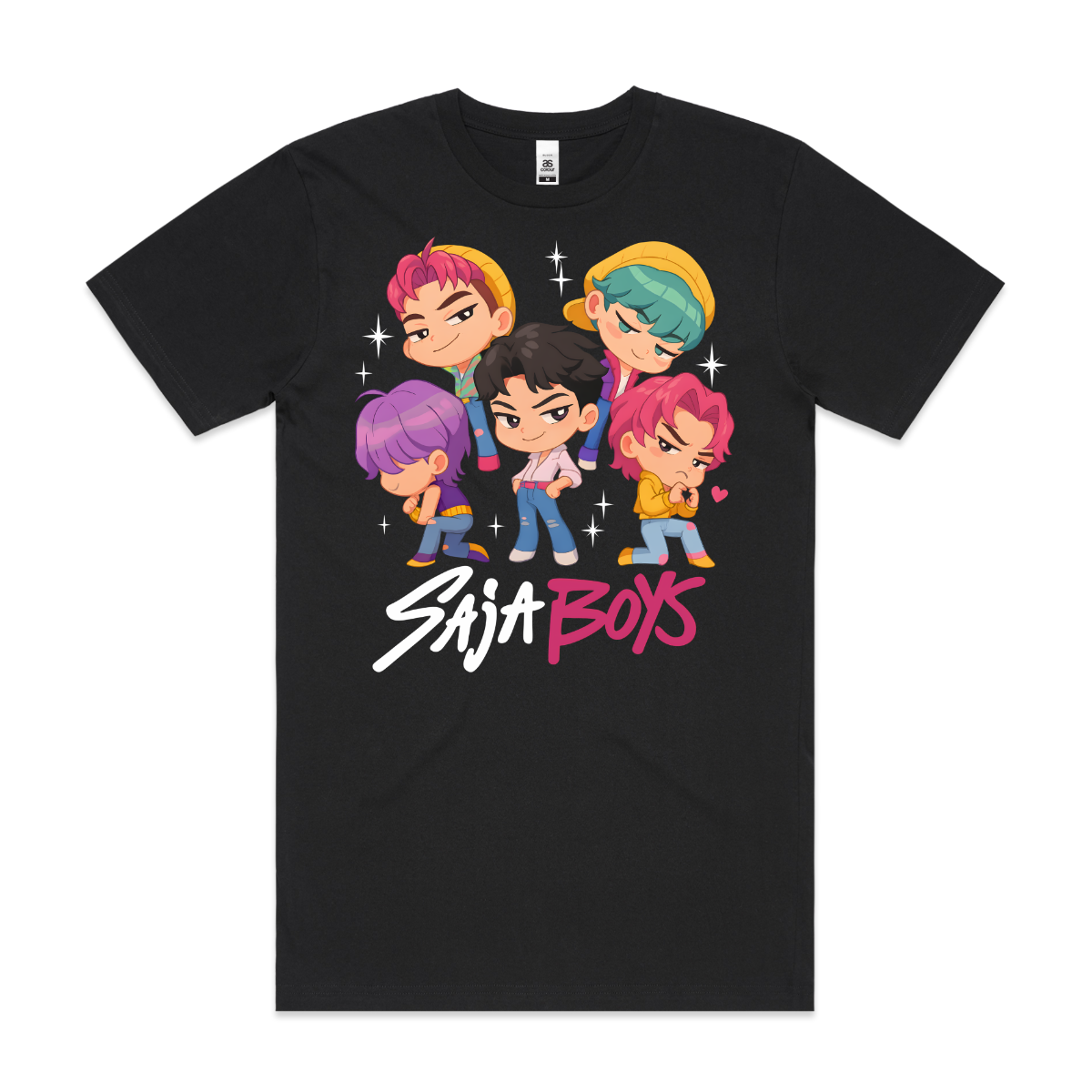 Saja Boys K-pop Demon Hunters V18 T-shirt Animation Movie Tee
