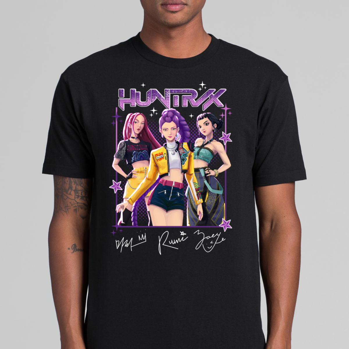 K-pop Demon Hunters Huntrix V26 T-shirt Animation Movie Tee