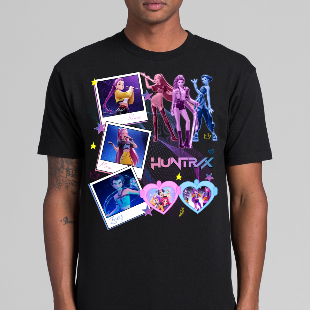 K-pop Demon Hunters Huntrix V27 T-shirt Animation Movie Tee