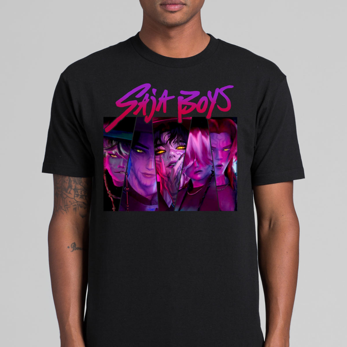 Saja Boys K-pop Demon Hunters V19 T-shirt Animation Movie Tee
