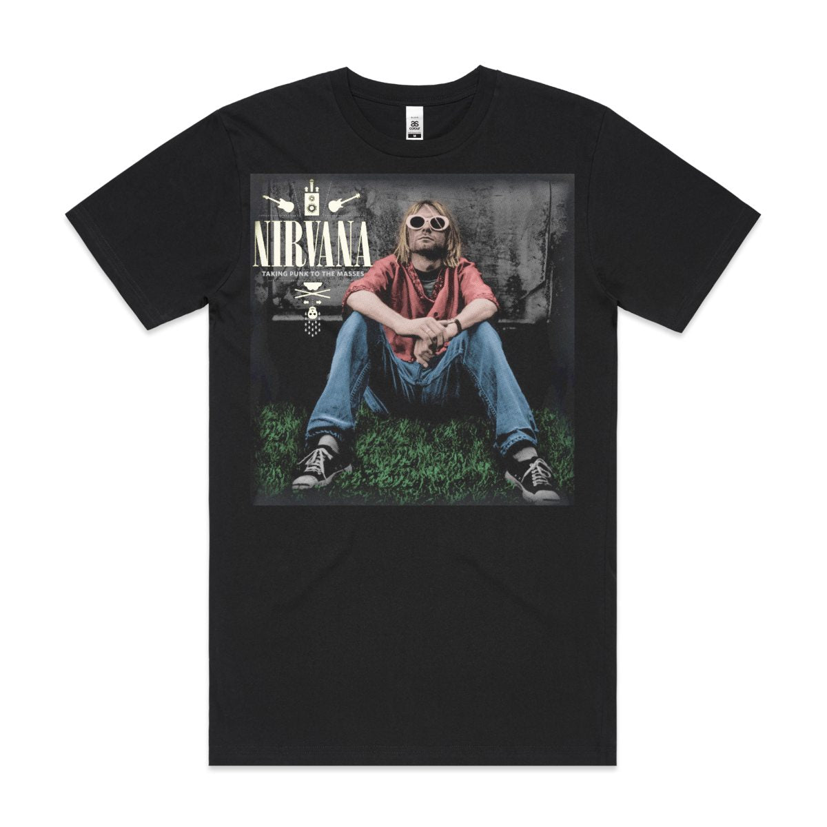 NIRVANA V5 T-Shirt Band Family Tee Music Rock And Roll