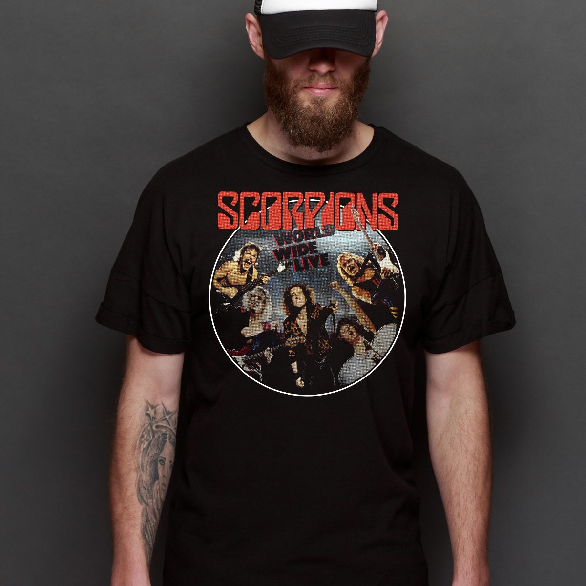 Scorpions V4 T-Shirt Band Family Tee Music Rock And Roll