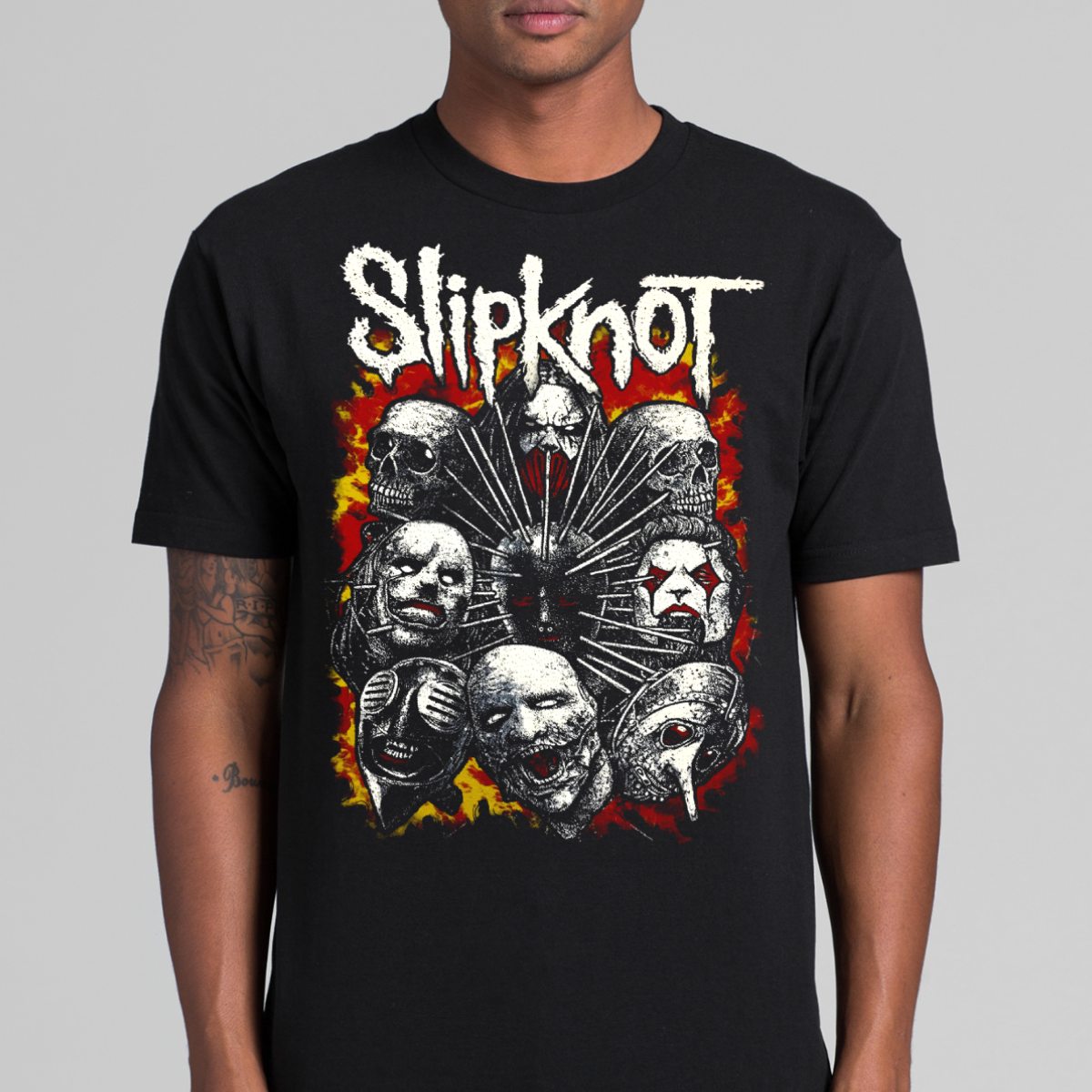 Slipknot V7 T-Shirt Band Family Tee Music Heavy Metal