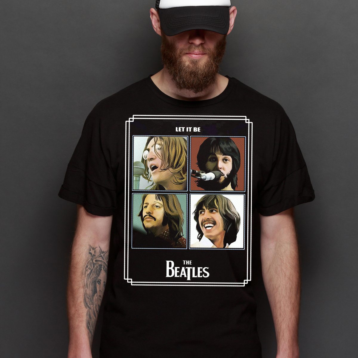 The Beatles V7 T-shirt Band Family Tee Music Rock And Roll