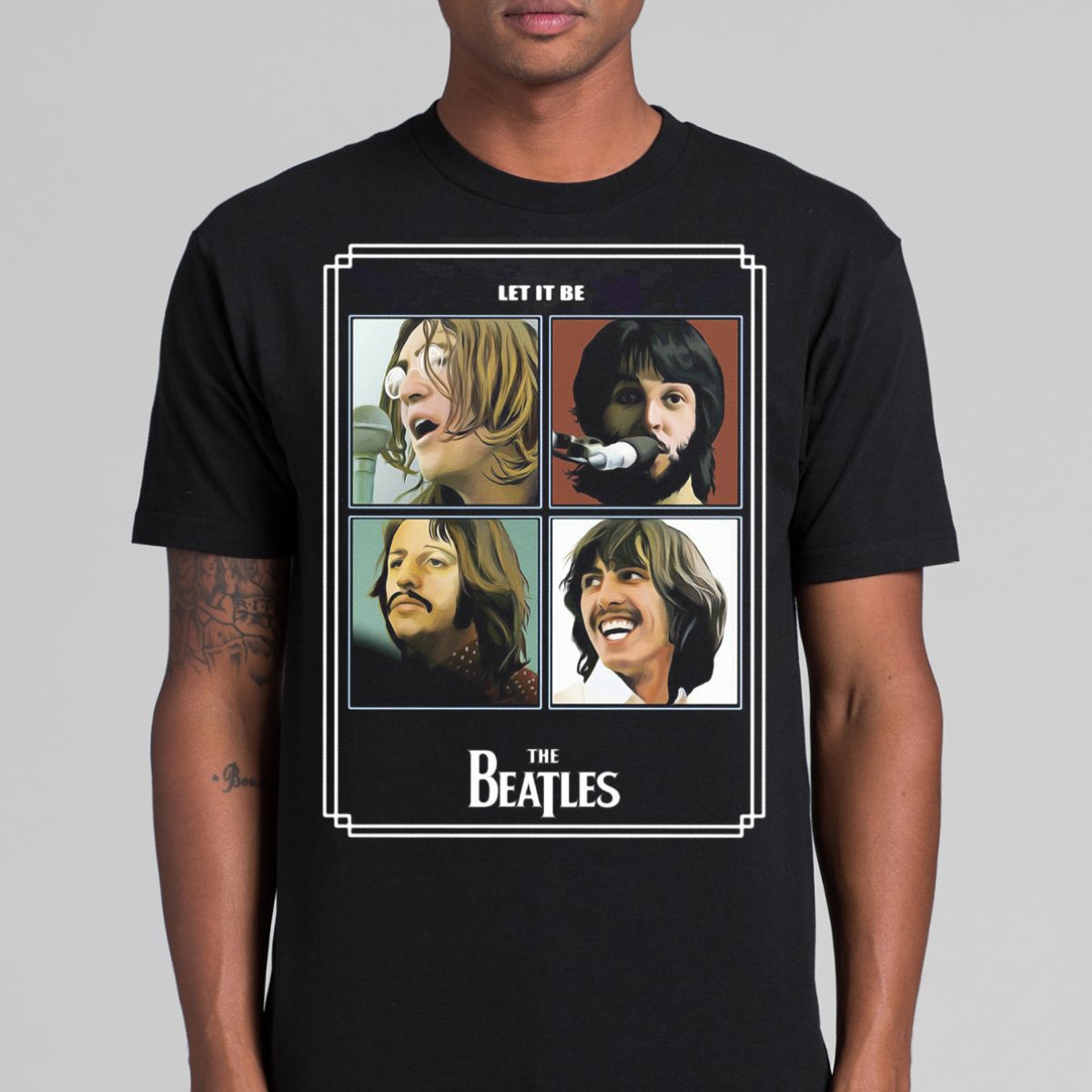 The Beatles V7 T-shirt Band Family Tee Music Rock And Roll
