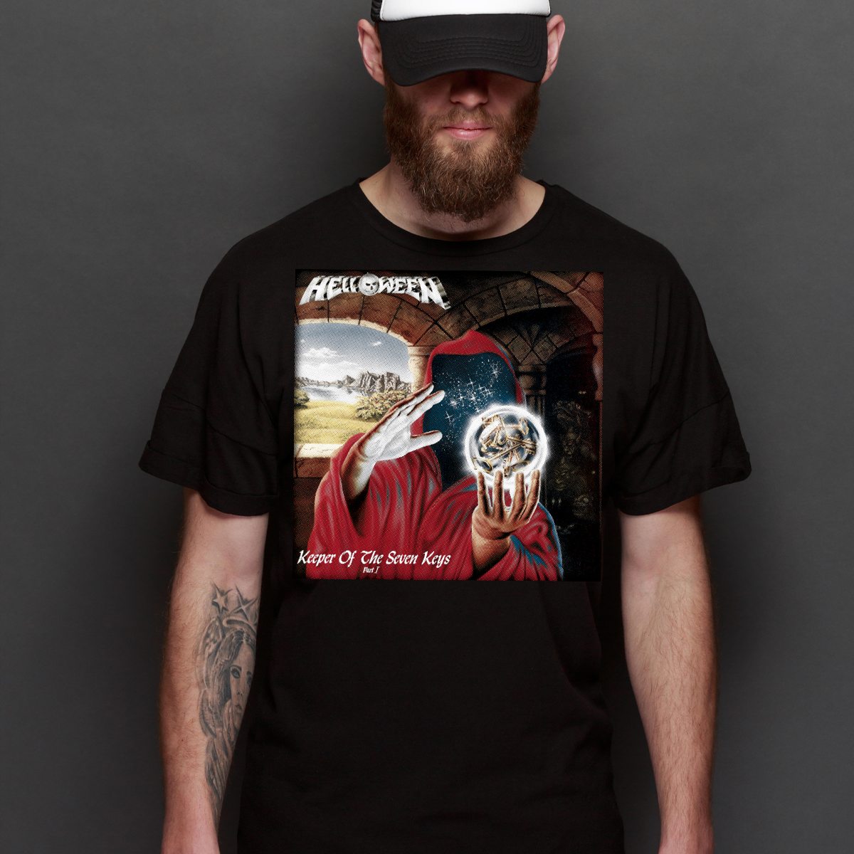 Helloween V2 T-Shirt Band Family Tee Music Heavy Metal