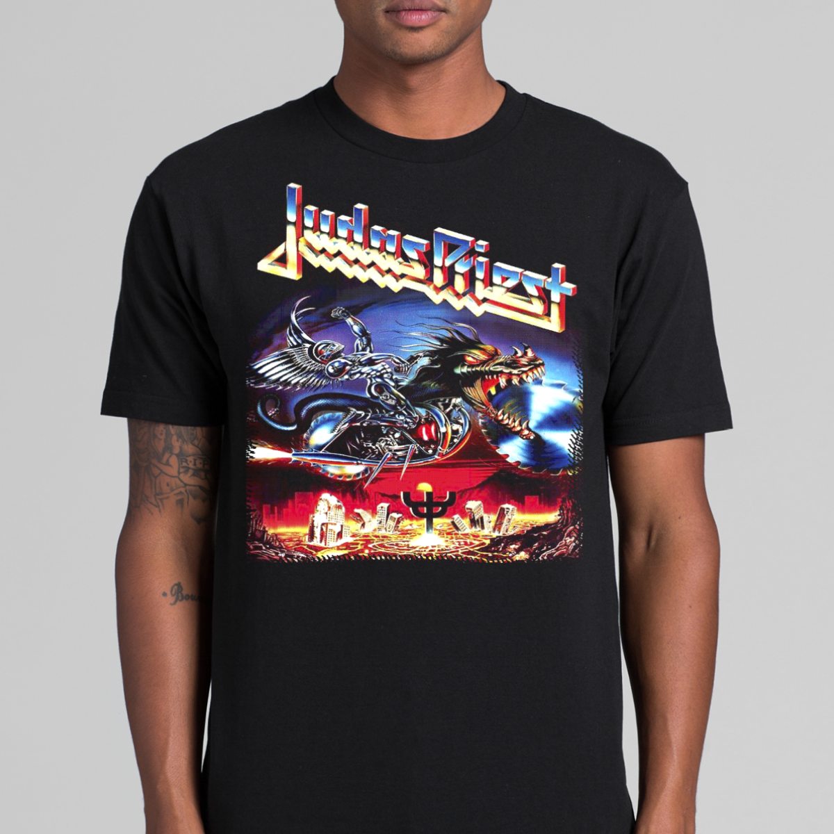 Judas Priest V3 T-Shirt Band Family Tee Music Heavy Metal
