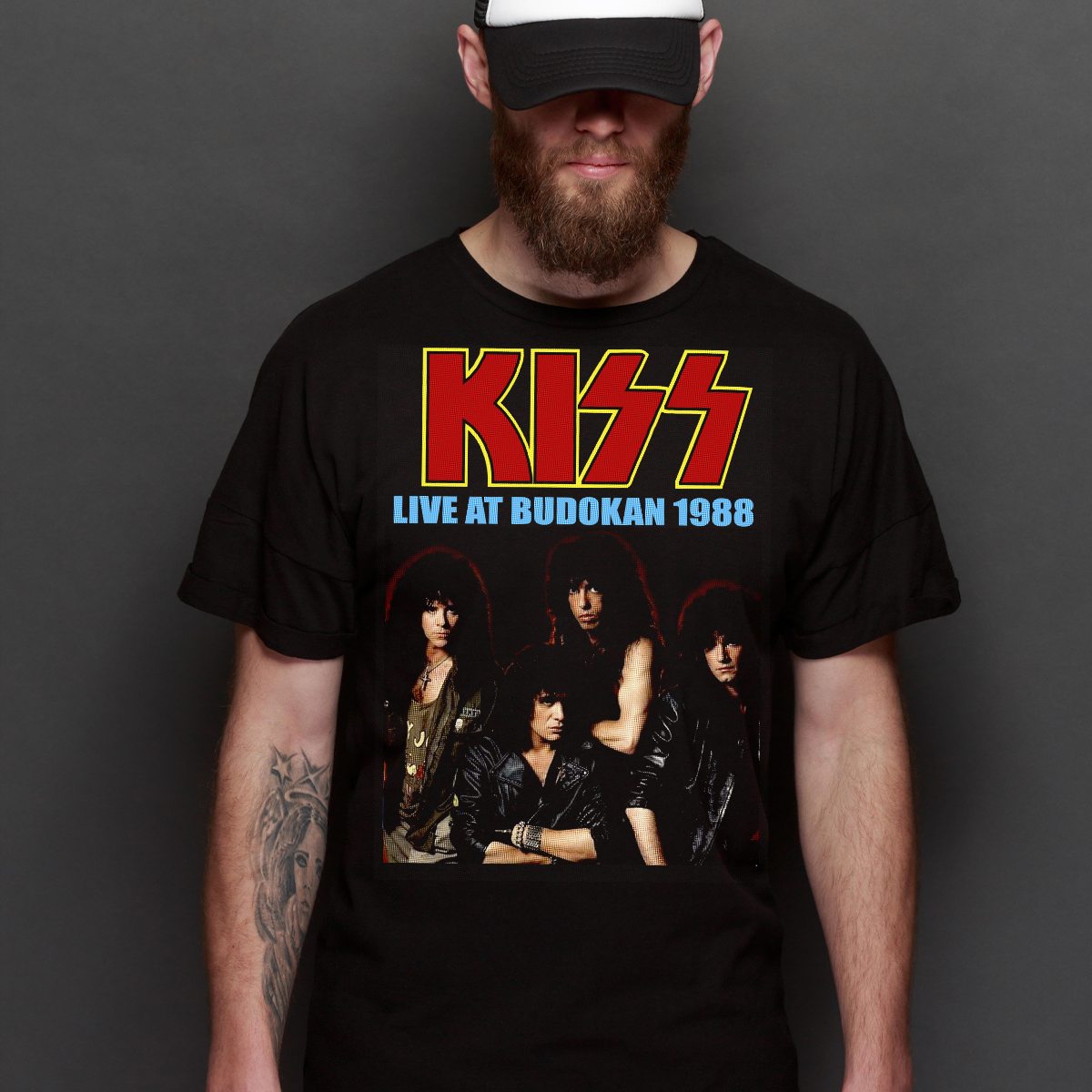 KISS T-Shirt V7 Band Family Tee Music Heavy Metal