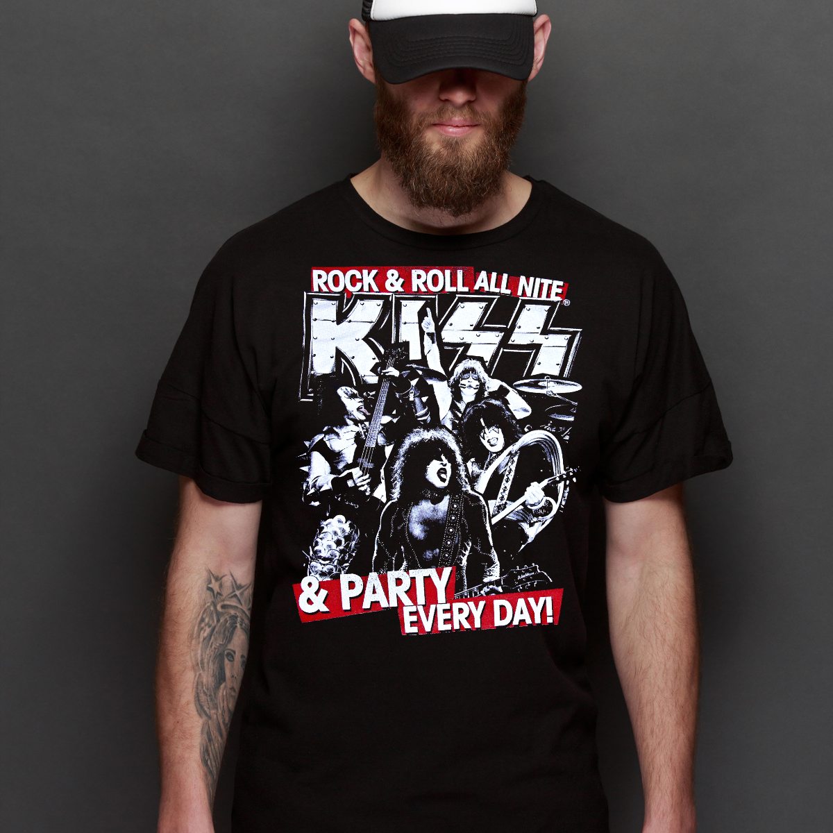 KISS T-Shirt V9 Band Family Tee Music Heavy Metal