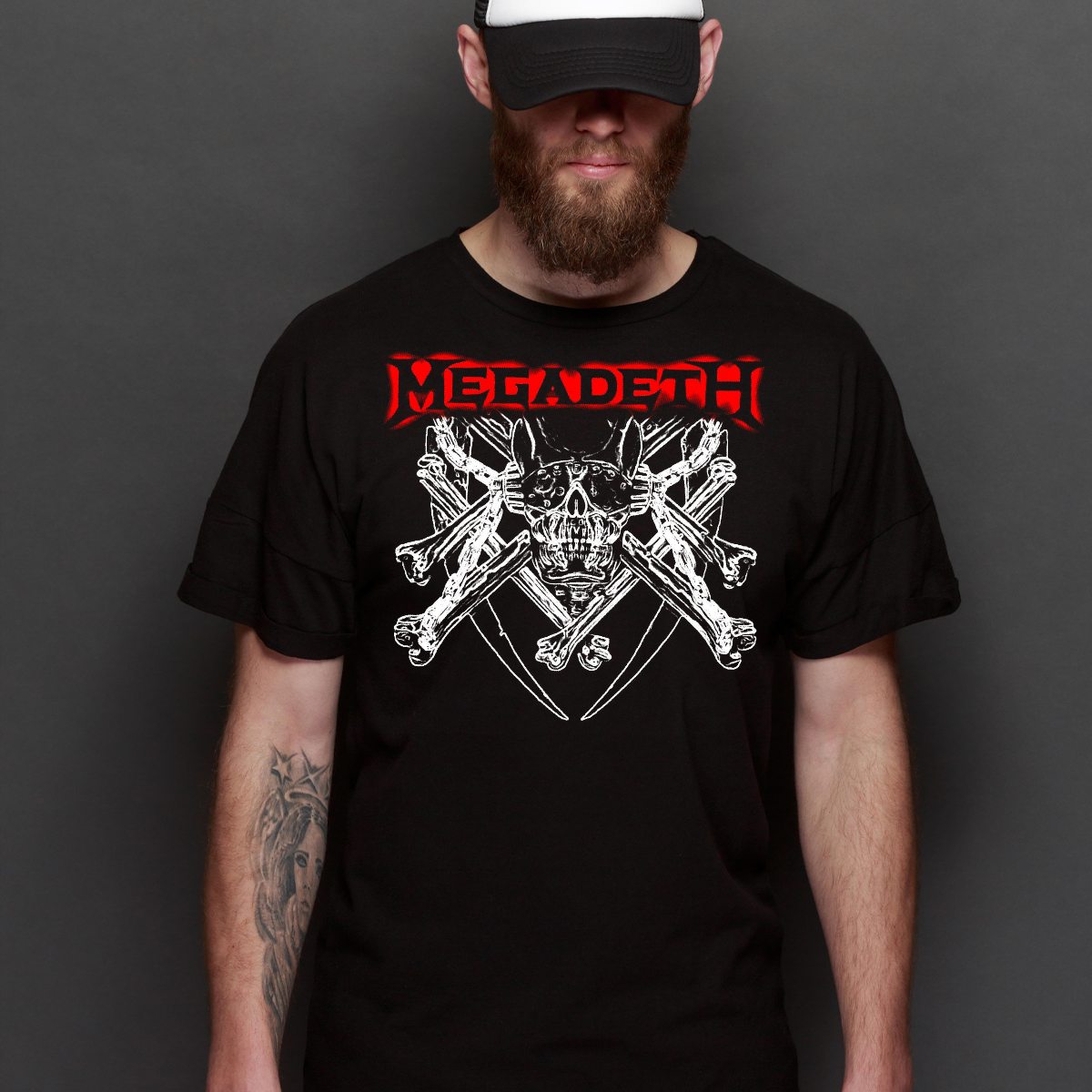 Megadeth V11 T-Shirt Band Family Tee Music Heavy Metal