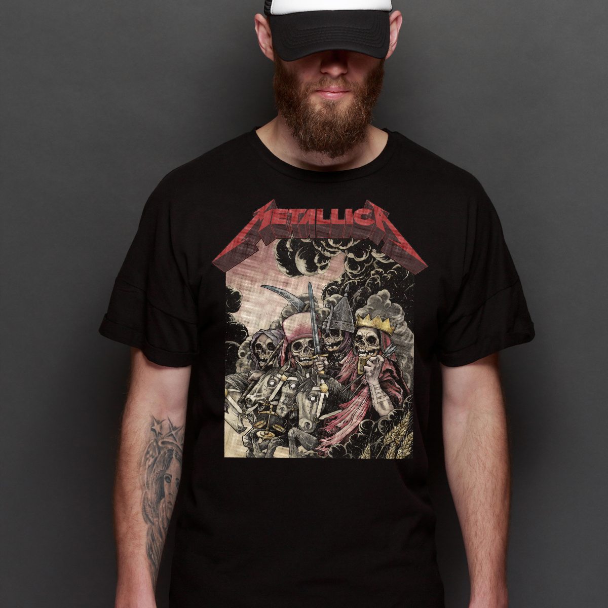 Metallica V44 T-Shirt Band Family Tee Music Heavy Metal