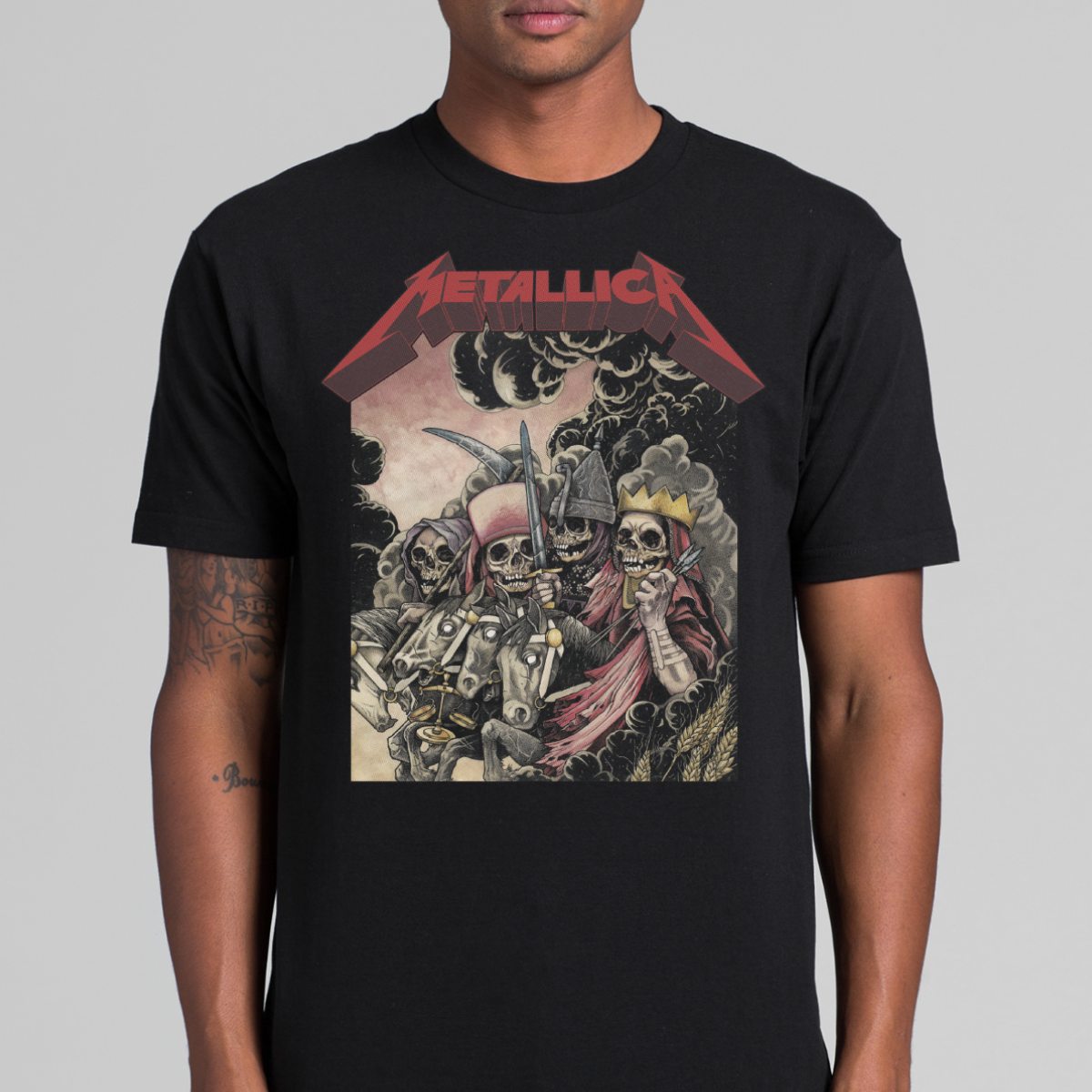 Metallica V44 T-Shirt Band Family Tee Music Heavy Metal