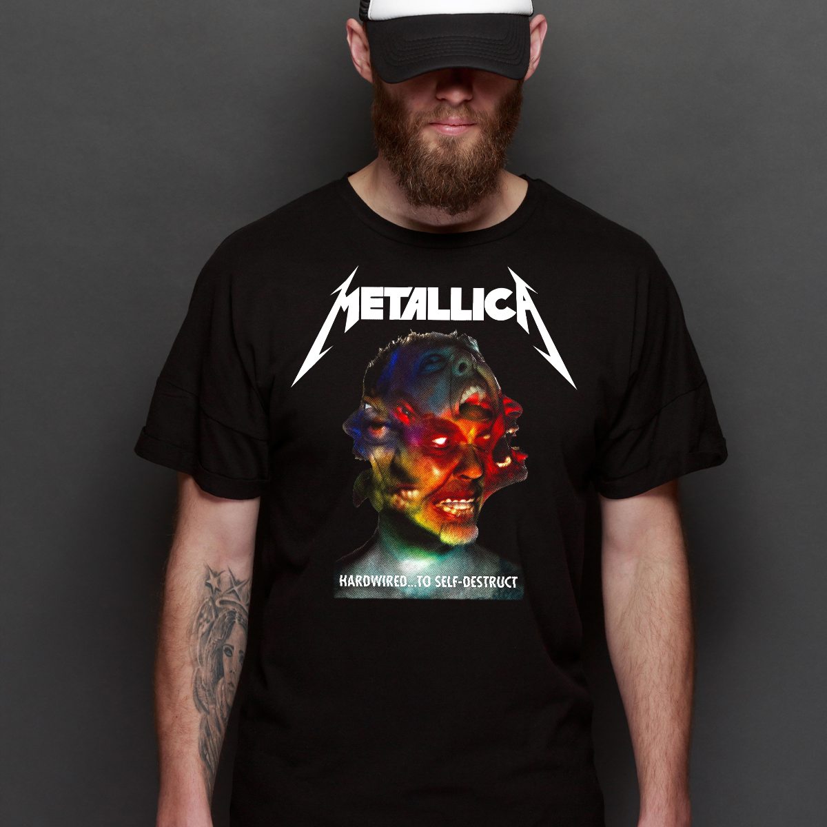 Metallica V45 T-Shirt Band Family Tee Music Heavy Metal