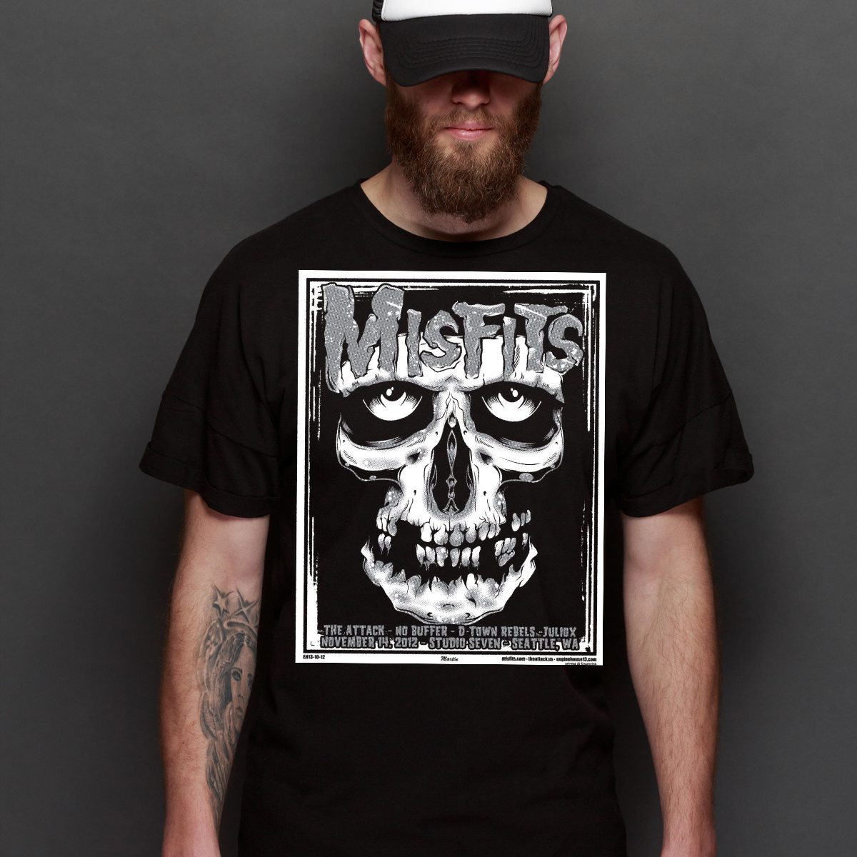 Misfits T-Shirt Band Family Tee Music Rock And Roll