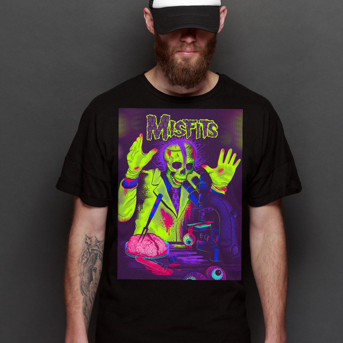 Misfits V2 T-Shirt Band Family Tee Music Rock And Roll