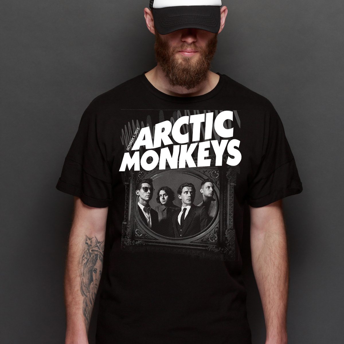 Arctic Monkeys V2 T-Shirt Band Family Tee Music Rock And Roll