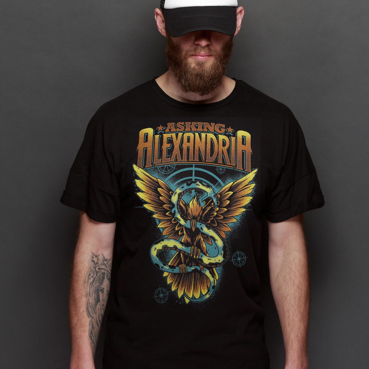 Asking Alexandria V2 T-Shirt Band Family Tee Music Rock and Roll