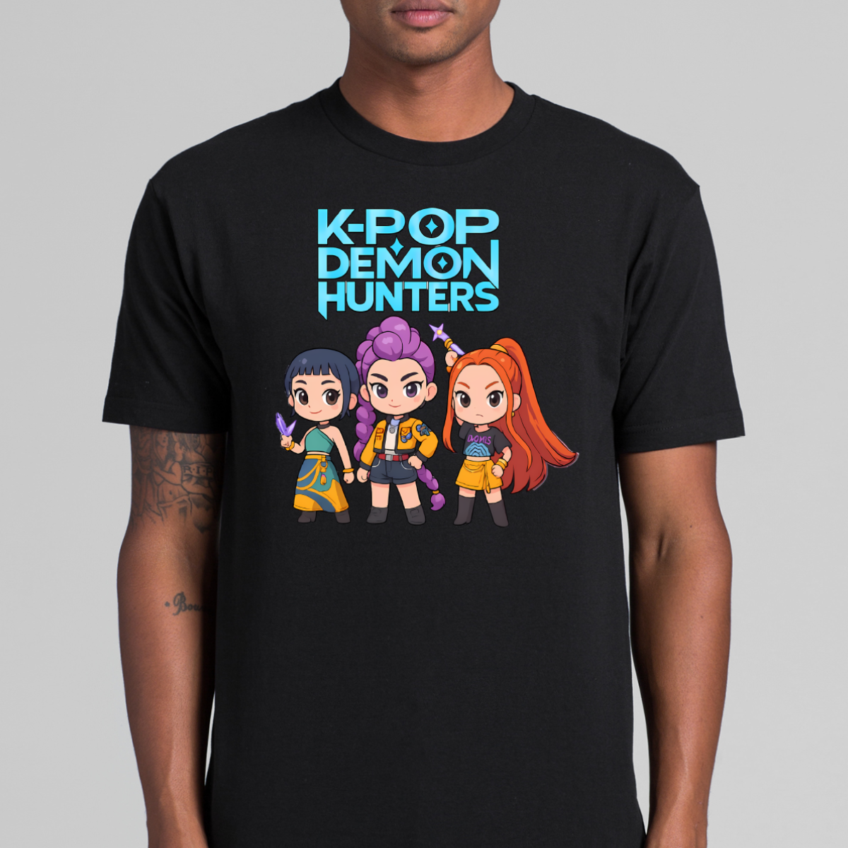 K-pop Demon Hunters Huntrix V22 T-shirt Animation Movie Tee