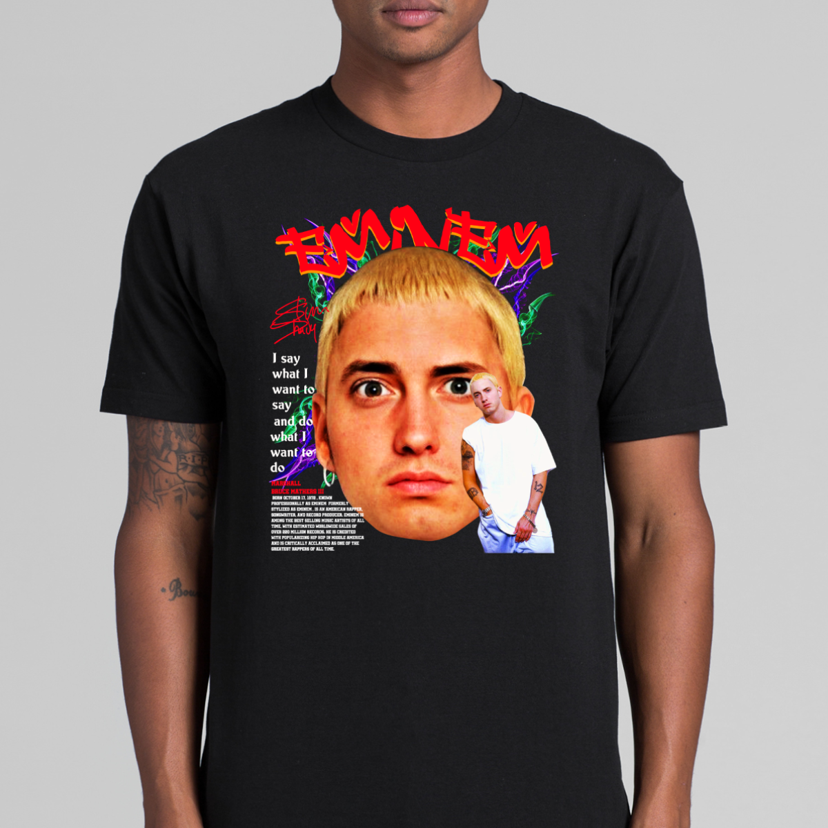 Eminem V23 T-Shirt Rapper Family Fan Music Artist