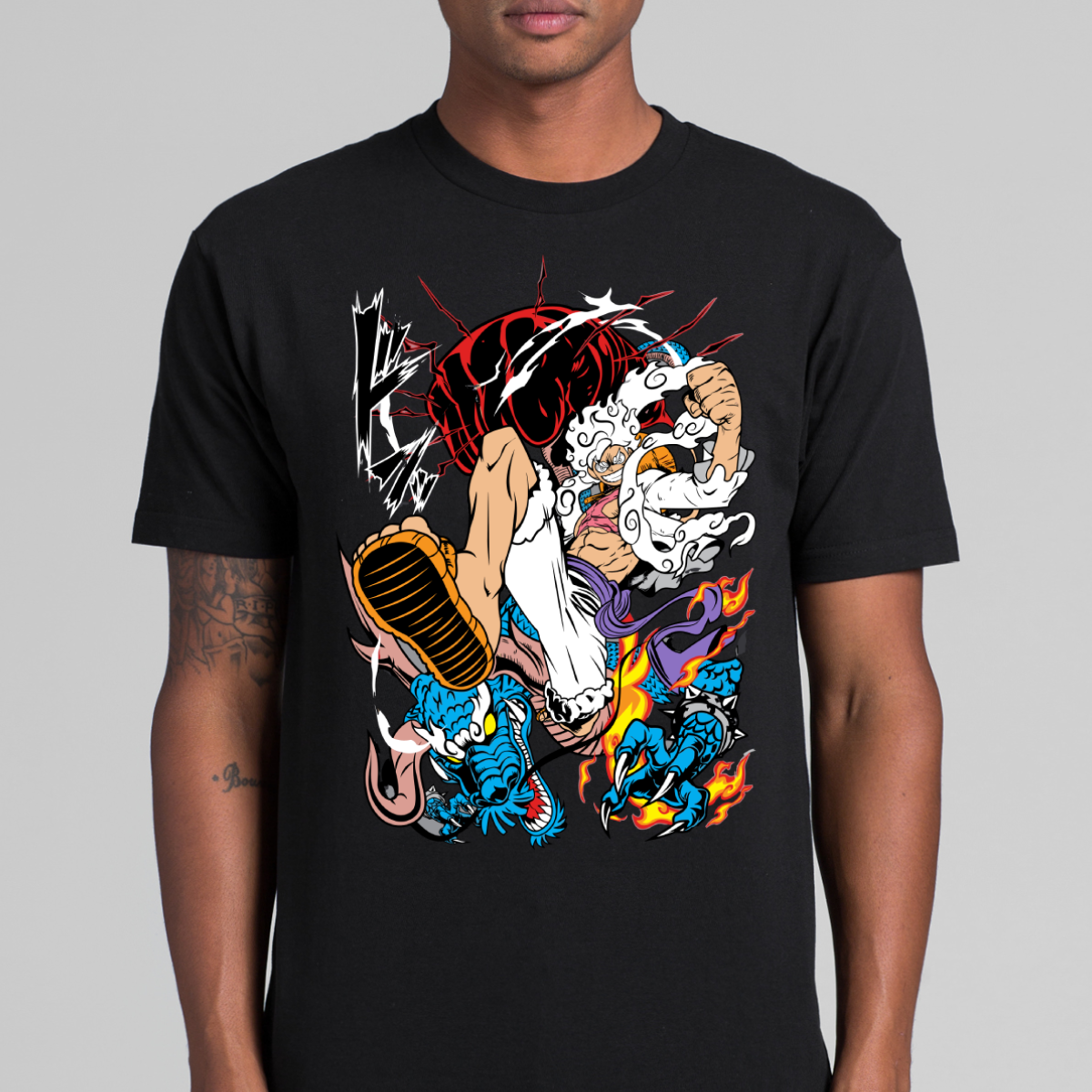 One Piece Luffy V37 T-Shirt Japanese Anime Tee