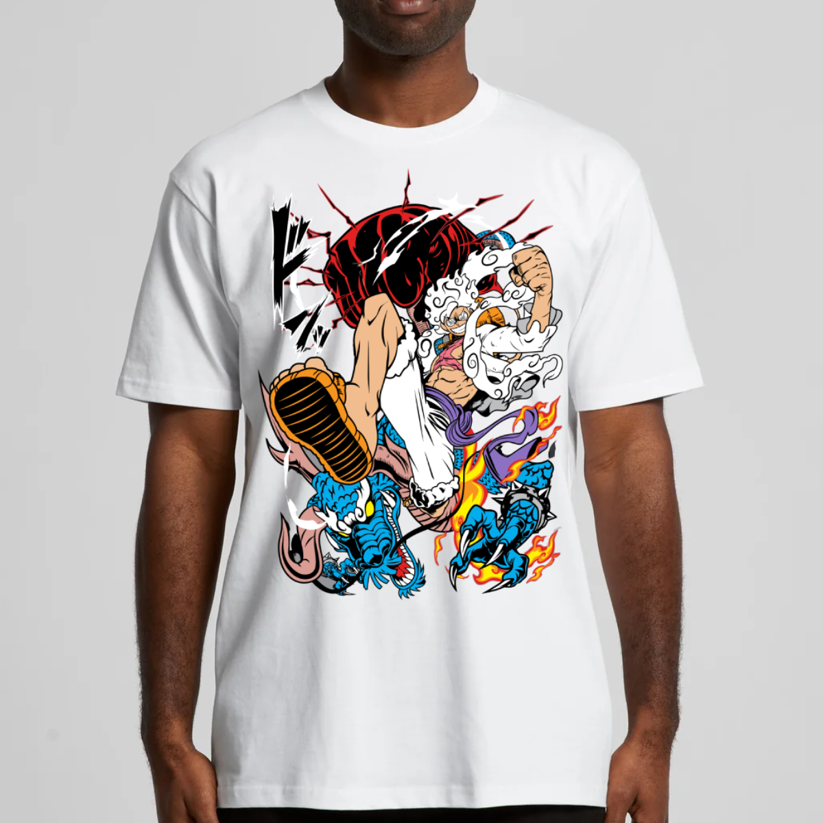One Piece Luffy V37 T-Shirt Japanese Anime Tee