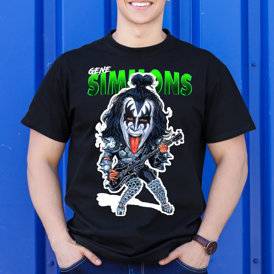 ACE Gene Simmons T-shirt Artist Family Music Tee