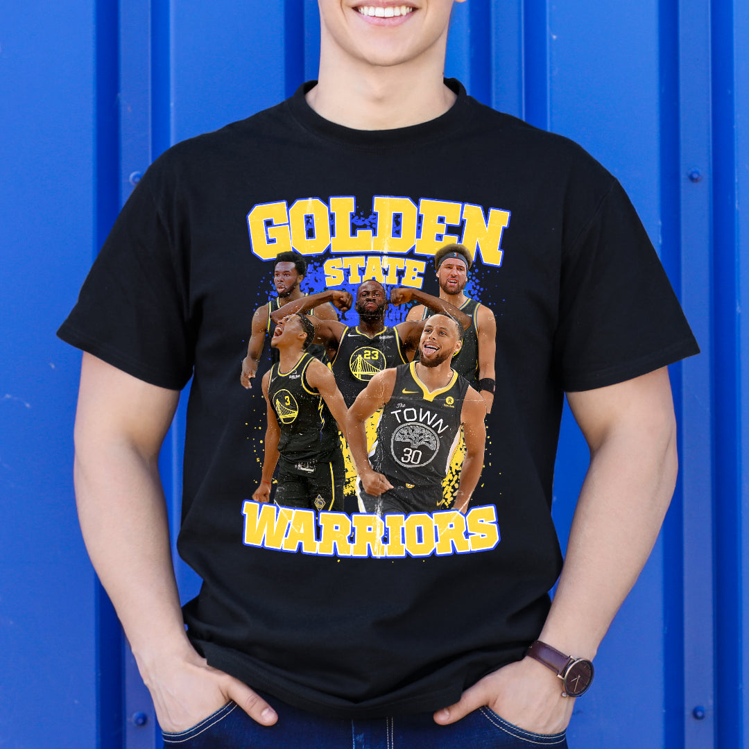 Golden State Warriors V2 NBA T-Shirt Sport Athlete Family Tee