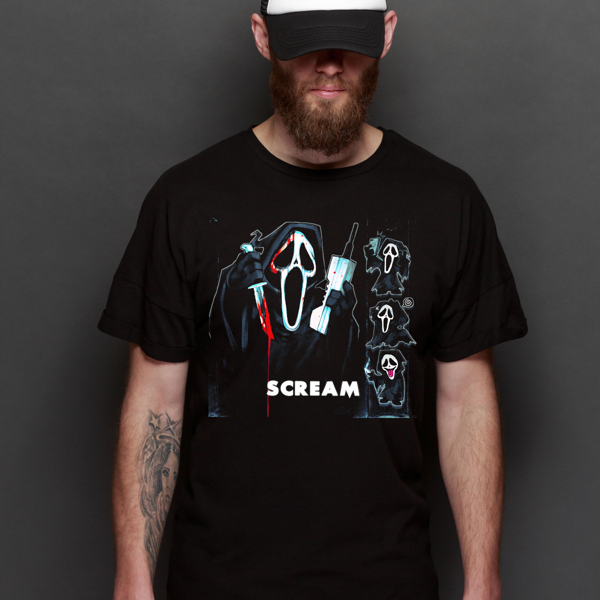 Scream V5 Horror Movie T-Shirt Tee